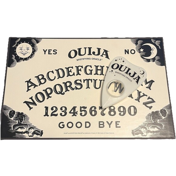 Ouija Board Glow in the Dark Parker Brothers 1998 Mystifying Oracle USA Made - Picture 12 of 16